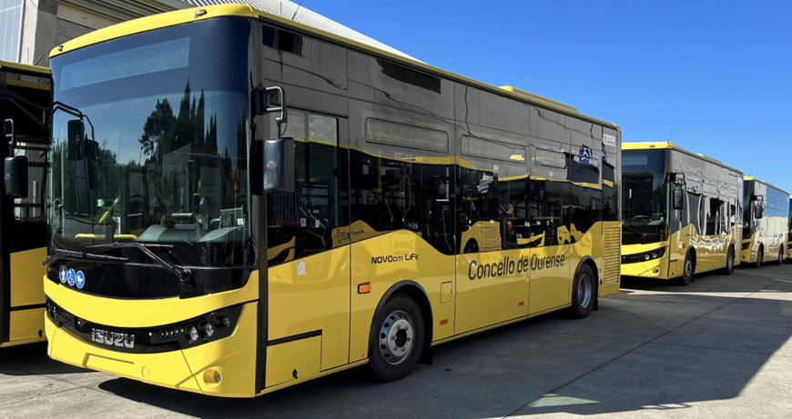 Allison Transmission equipa los nuevos midibuses de transporte urbano NovoCITI LIFE, de ISUZU, para Orense